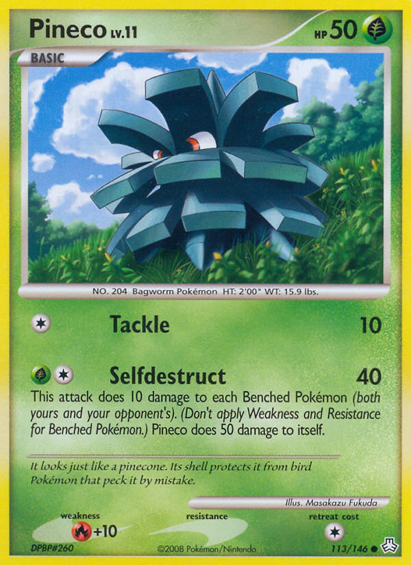Pineco (113/146) [Diamond & Pearl: Legends Awakened] - Card Brawlers | Quebec | Canada | Yu-Gi-Oh!