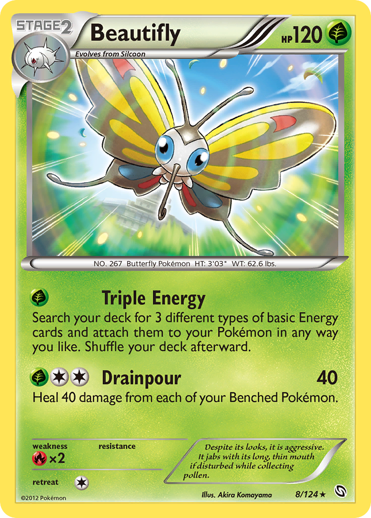Beautifly (8/124) [Black & White: Dragons Exalted] - Card Brawlers | Quebec | Canada | Yu-Gi-Oh!
