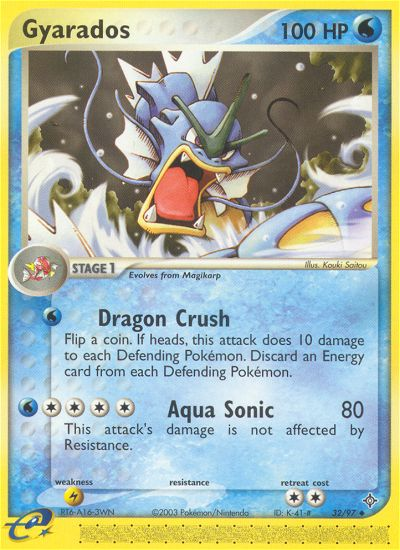 Gyarados (32/97) [EX: Dragon] - Card Brawlers | Quebec | Canada | Yu-Gi-Oh!
