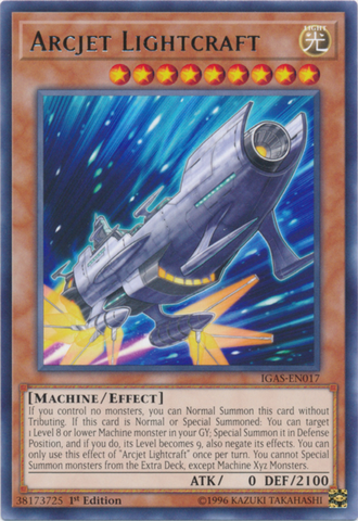 Arcjet Lightcraft [IGAS-EN017] Rare - Card Brawlers | Quebec | Canada | Yu-Gi-Oh!