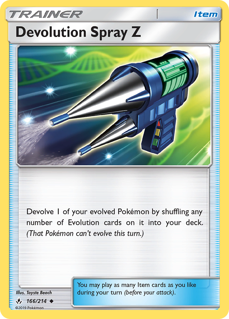 Devolution Spray Z (166/214) [Sun & Moon: Unbroken Bonds] - Card Brawlers | Quebec | Canada | Yu-Gi-Oh!