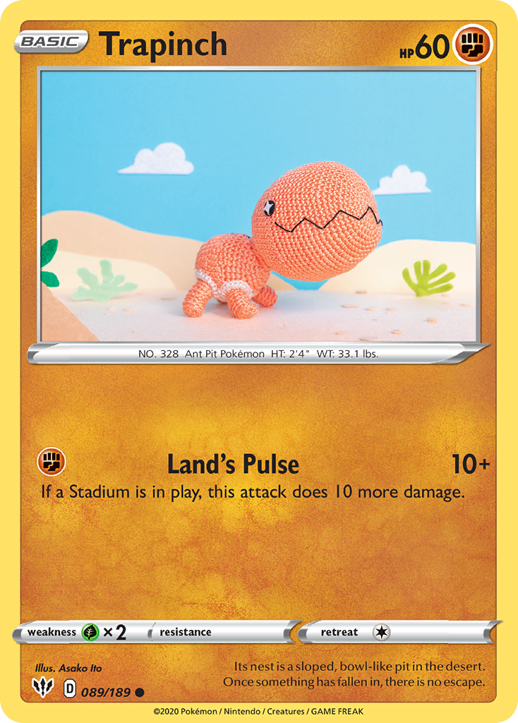 Trapinch (089/189) [Sword & Shield: Darkness Ablaze] - Card Brawlers | Quebec | Canada | Yu-Gi-Oh!