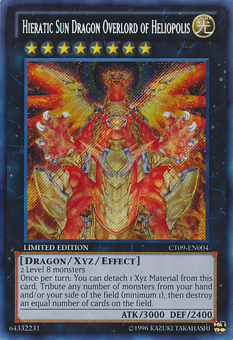 Hieratic Sun Dragon Overlord of Heliopolis [CT09-EN004] Secret Rare - Yu-Gi-Oh! - Card Brawlers | Quebec | Canada |