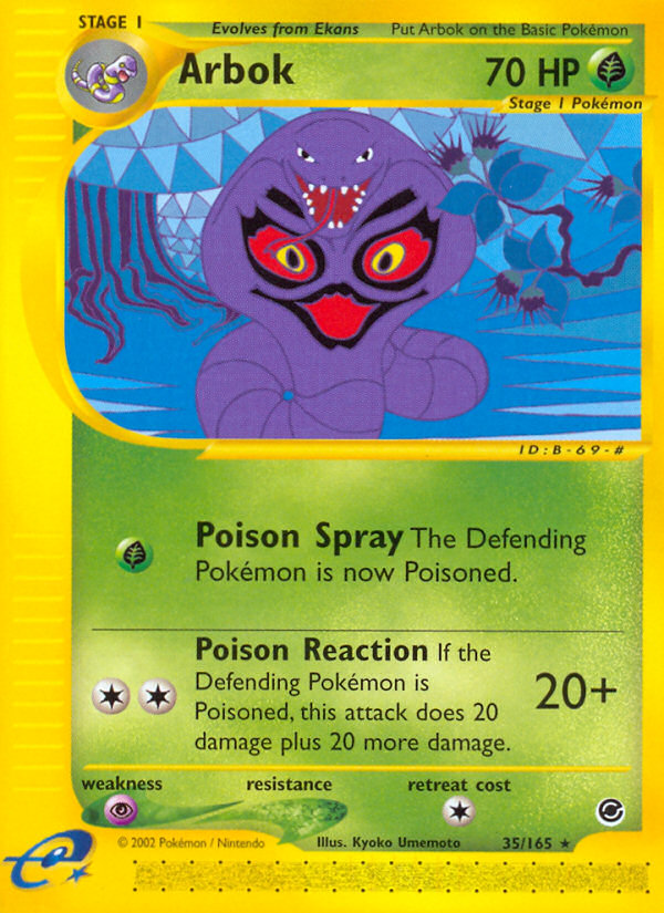 Arbok (35/165) [Expedition: Base Set] - Card Brawlers | Quebec | Canada | Yu-Gi-Oh!