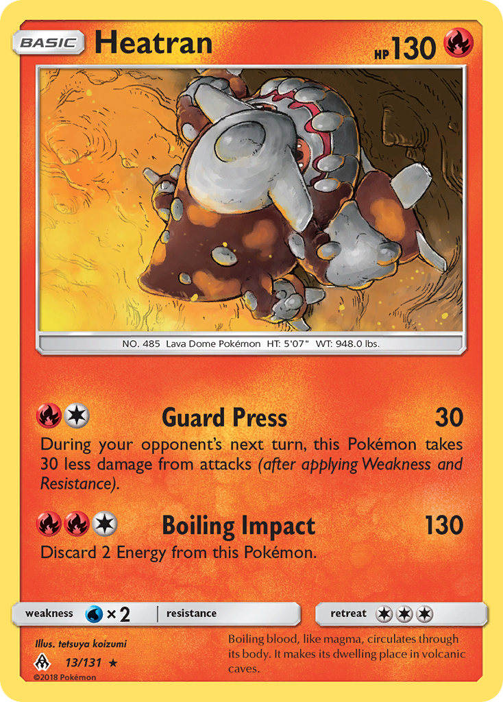 Heatran (13/131) [Sun & Moon: Forbidden Light] - Card Brawlers | Quebec | Canada | Yu-Gi-Oh!