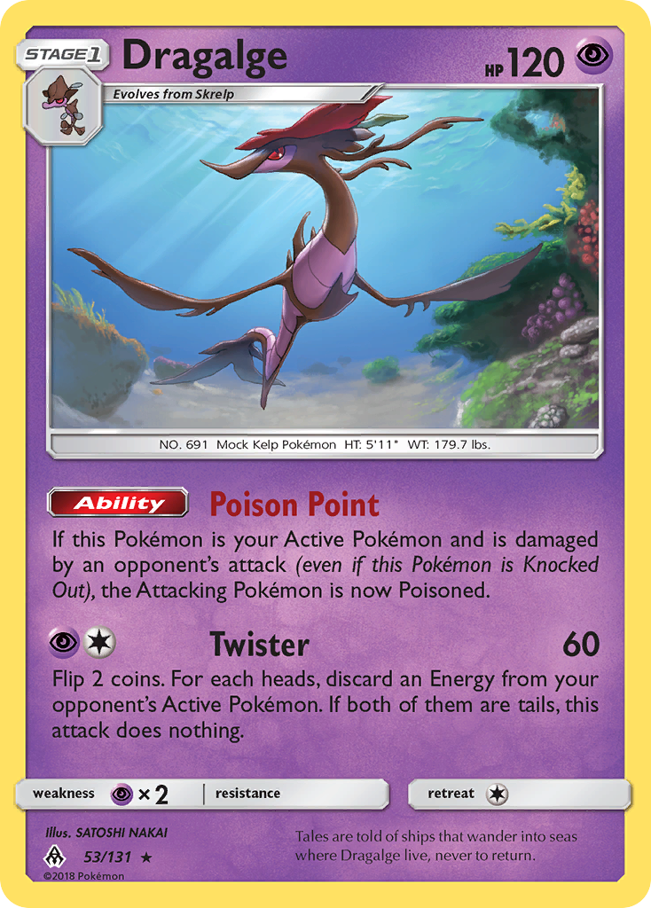 Dragalge (53/131) [Sun & Moon: Forbidden Light] - Card Brawlers | Quebec | Canada | Yu-Gi-Oh!