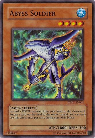 Abyss Soldier (Capsule Monster Coliseum) [CMC-EN001] Super Rare - Card Brawlers | Quebec | Canada | Yu-Gi-Oh!