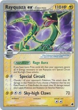 Rayquaza ex (97/101) (Delta Species) (Legendary Ascent - Tom Roos) [World Championships 2007] - Card Brawlers | Quebec | Canada | Yu-Gi-Oh!