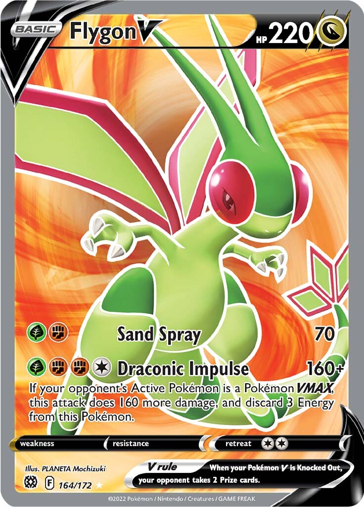 Flygon V (164/172) [Sword & Shield: Brilliant Stars] - Card Brawlers | Quebec | Canada | Yu-Gi-Oh!
