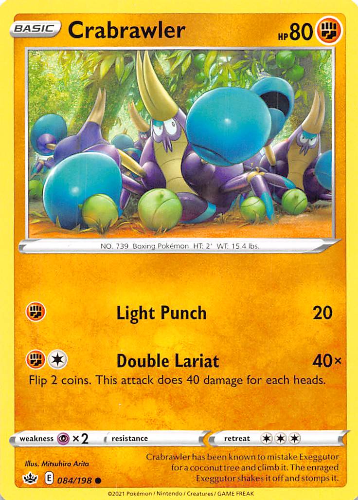 Crabrawler (084/198) [Sword & Shield: Chilling Reign] - Card Brawlers | Quebec | Canada | Yu-Gi-Oh!