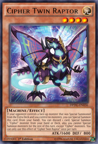 Cipher Twin Raptor [DPDG-EN036] Rare - Yu-Gi-Oh! - Card Brawlers | Quebec | Canada |