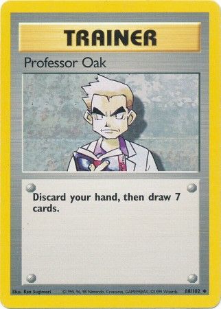 Professor Oak (88/102) [Base Set Unlimited] - Card Brawlers | Quebec | Canada | Yu-Gi-Oh!