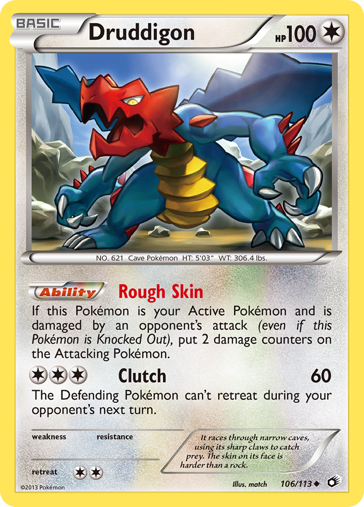 Druddigon (106/113) [Black & White: Legendary Treasures] - Card Brawlers | Quebec | Canada | Yu-Gi-Oh!