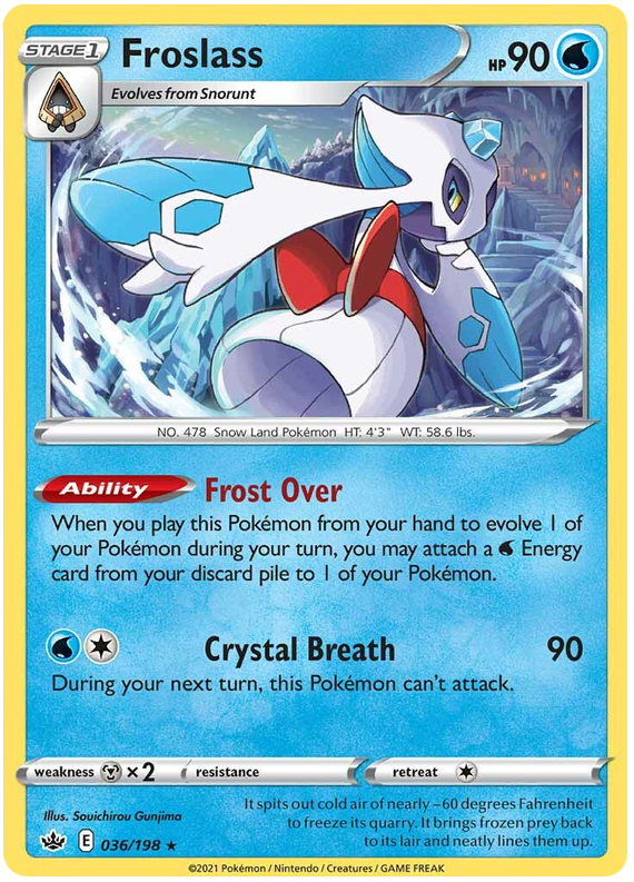 Froslass (036/198) [Sword & Shield: Chilling Reign] - Card Brawlers | Quebec | Canada | Yu-Gi-Oh!