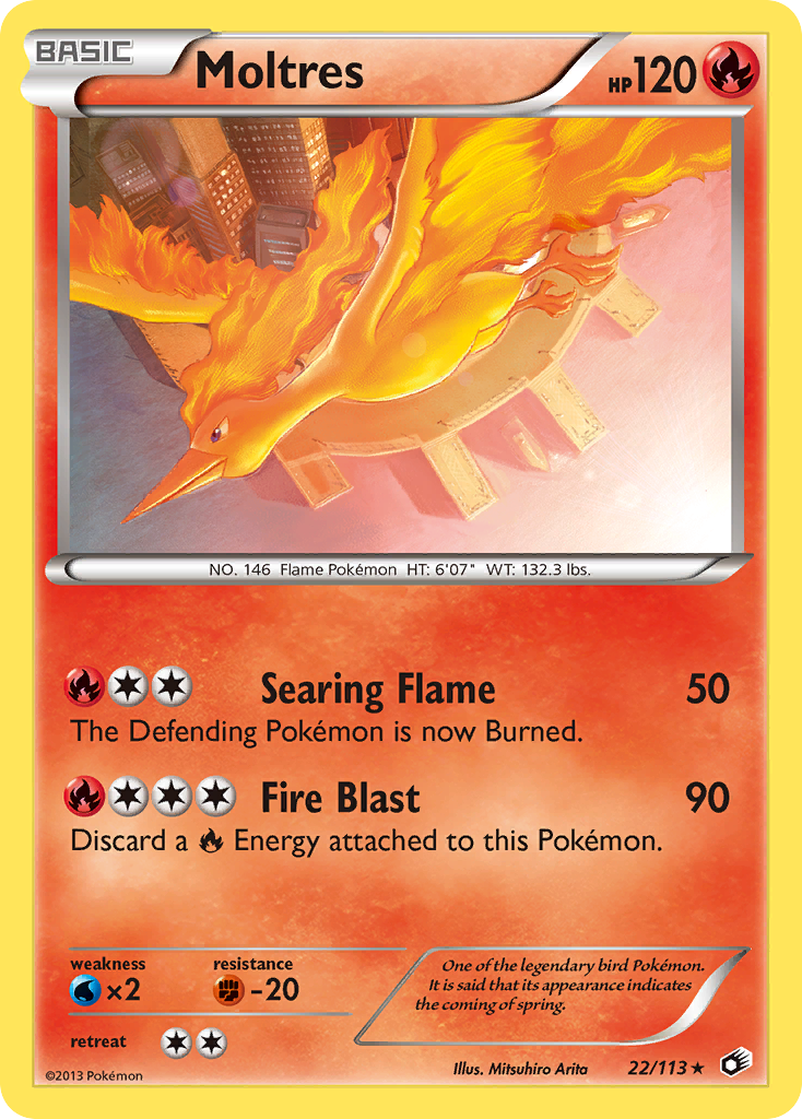 Moltres (22/113) [Black & White: Legendary Treasures] - Card Brawlers | Quebec | Canada | Yu-Gi-Oh!