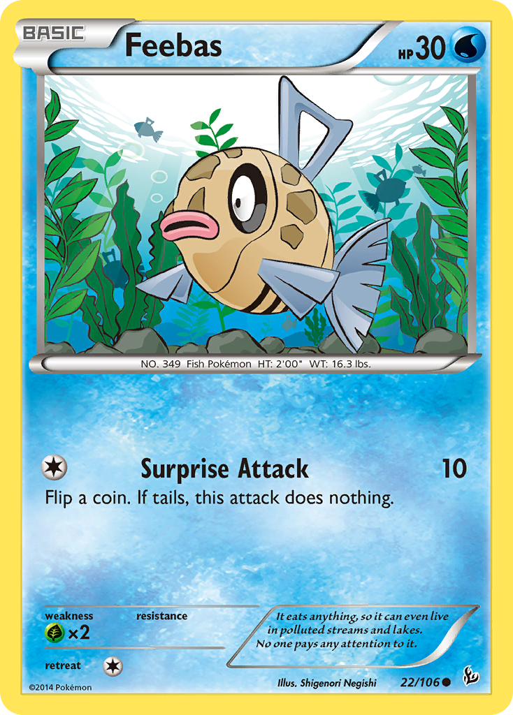 Feebas (22/106) [XY: Flashfire] - Card Brawlers | Quebec | Canada | Yu-Gi-Oh!