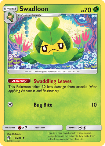 Swadloon (8/236) [Sun & Moon: Unified Minds] - Card Brawlers | Quebec | Canada | Yu-Gi-Oh!