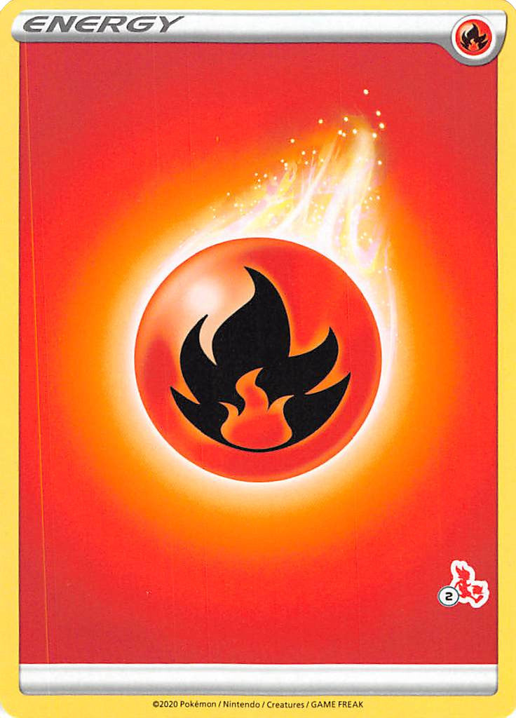 Fire Energy (Cinderace Stamp #2) [Battle Academy 2022] - Card Brawlers | Quebec | Canada | Yu-Gi-Oh!