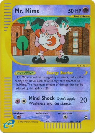 Mr Mime (95b/147) [Aquapolis] - Card Brawlers | Quebec | Canada | Yu-Gi-Oh!