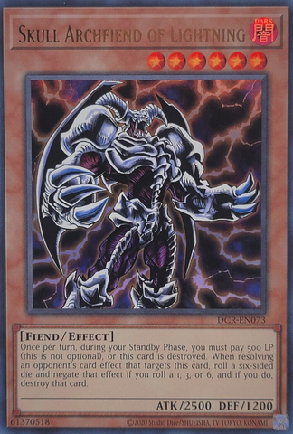 Skull Archfiend of Lightning (25th Anniversary) [DCR-EN073] Ultra Rare - Card Brawlers | Quebec | Canada | Yu-Gi-Oh!