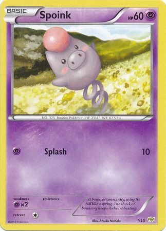 Spoink (1/30) [XY: Trainer Kit - Noivern] - Card Brawlers | Quebec | Canada | Yu-Gi-Oh!