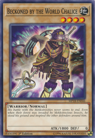 Beckoned by the World Chalice [MP18-EN046] Common - Card Brawlers | Quebec | Canada | Yu-Gi-Oh!
