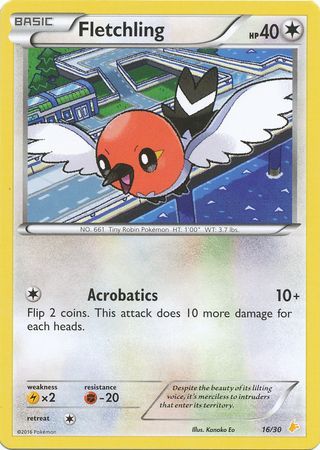 Fletchling (16/30) [XY: Trainer Kit 3 - Pikachu Libre] - Card Brawlers | Quebec | Canada | Yu-Gi-Oh!