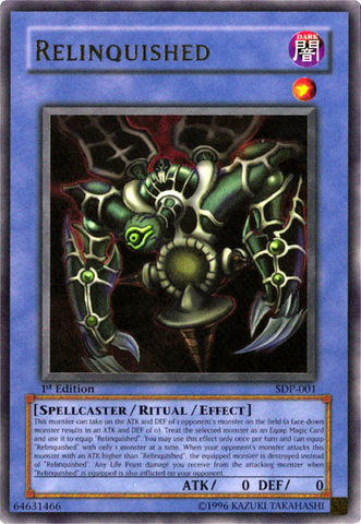 Relinquished [SDP-001] Ultra Rare - Card Brawlers | Quebec | Canada | Yu-Gi-Oh!