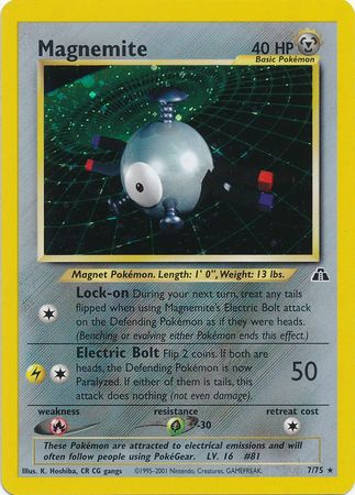 Magnemite (7/75) [Neo Discovery Unlimited] - Card Brawlers | Quebec | Canada | Yu-Gi-Oh!