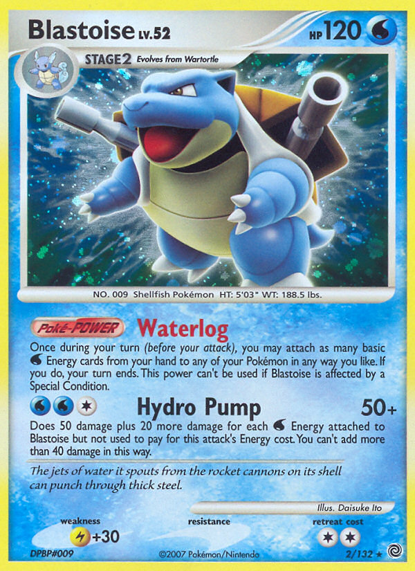 Blastoise (2/132) [Diamond & Pearl: Secret Wonders] - Card Brawlers | Quebec | Canada | Yu-Gi-Oh!
