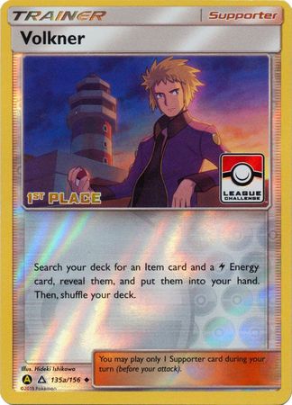 Volkner (135a/156) (League Challenge 1st Place) [Sun & Moon: Ultra Prism] - Card Brawlers | Quebec | Canada | Yu-Gi-Oh!