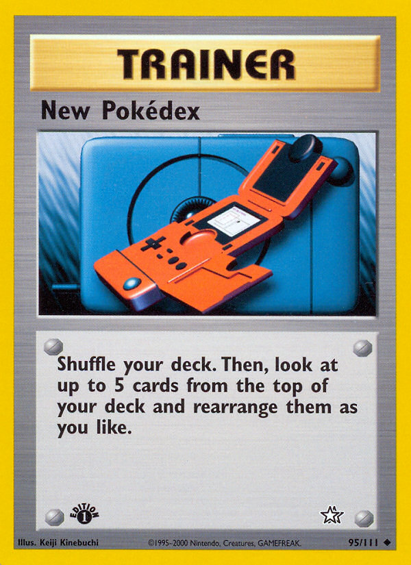 New Pokedex (95/111) [Neo Genesis 1st Edition] - Card Brawlers | Quebec | Canada | Yu-Gi-Oh!