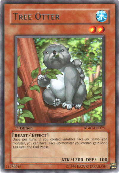 Tree Otter [RGBT-EN095] Rare - Card Brawlers | Quebec | Canada | Yu-Gi-Oh!