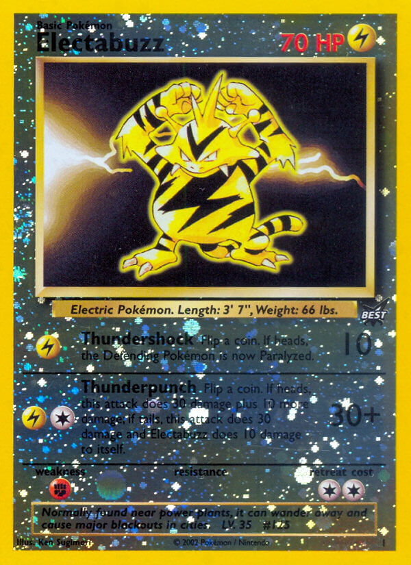 Electabuzz (1) [Best of Promos] - Card Brawlers | Quebec | Canada | Yu-Gi-Oh!