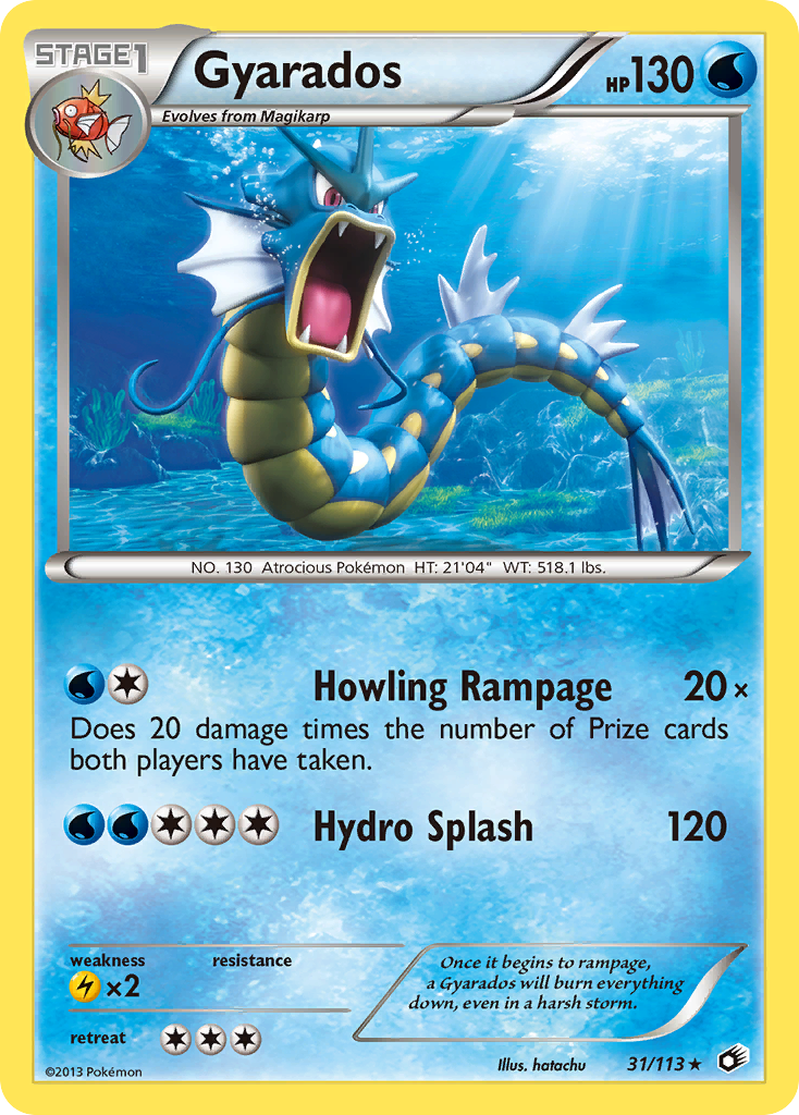 Gyarados (31/113) [Black & White: Legendary Treasures] - Card Brawlers | Quebec | Canada | Yu-Gi-Oh!