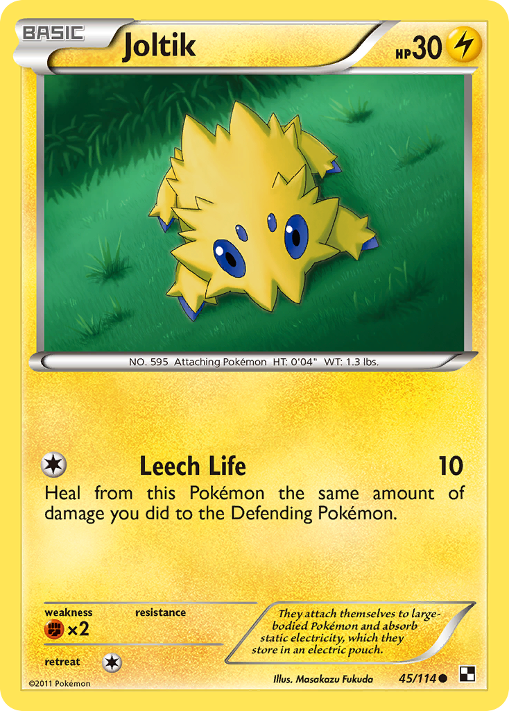 Joltik (45/114) [Black & White: Base Set] - Card Brawlers | Quebec | Canada | Yu-Gi-Oh!