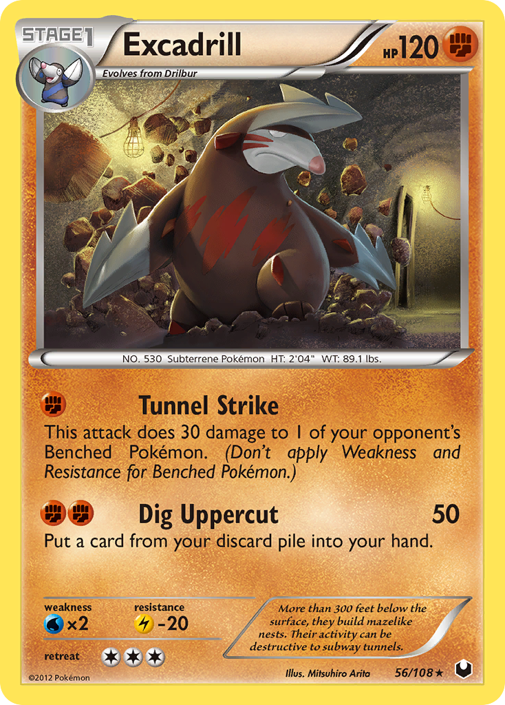 Excadrill (56/108) [Black & White: Dark Explorers] - Card Brawlers | Quebec | Canada | Yu-Gi-Oh!