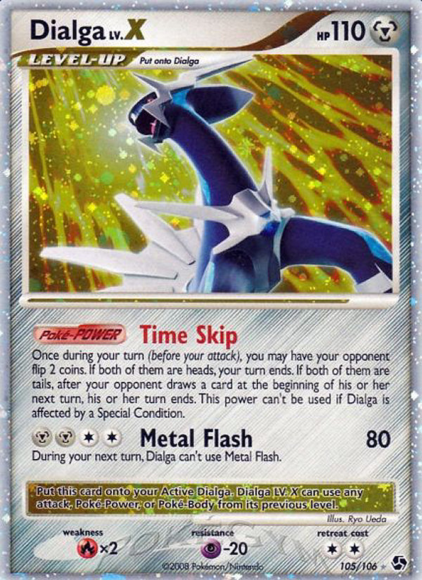Dialga LV.X (105/106) [Diamond & Pearl: Great Encounters] - Card Brawlers | Quebec | Canada | Yu-Gi-Oh!