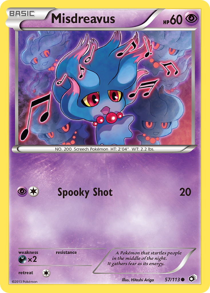 Misdreavus (57/113) [Black & White: Legendary Treasures] - Card Brawlers | Quebec | Canada | Yu-Gi-Oh!
