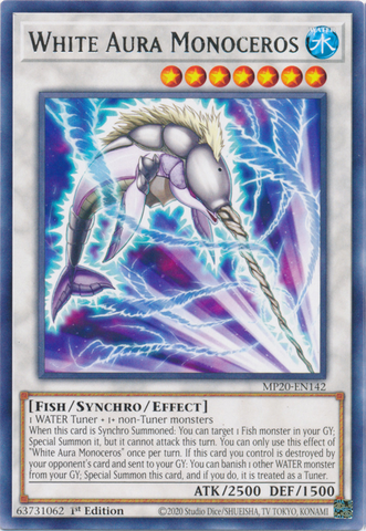 White Aura Monoceros [MP20-EN142] Rare - Card Brawlers | Quebec | Canada | Yu-Gi-Oh!