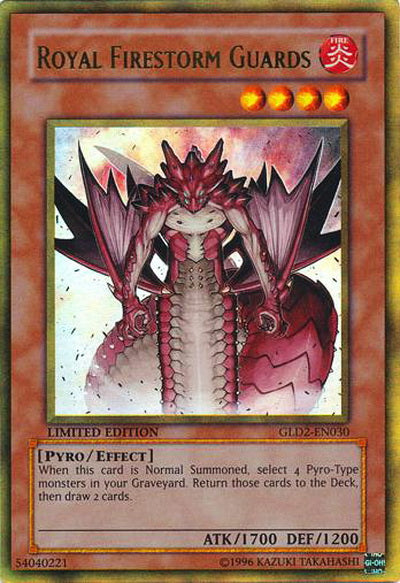 Royal Firestorm Guards [GLD2-EN030] Ultra Rare - Card Brawlers | Quebec | Canada | Yu-Gi-Oh!