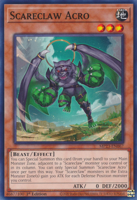 Scareclaw Acro [MP23-EN067] Common - Card Brawlers | Quebec | Canada | Yu-Gi-Oh!