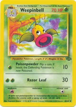 Weepinbell (48/64) [Jungle Unlimited] - Card Brawlers | Quebec | Canada | Yu-Gi-Oh!