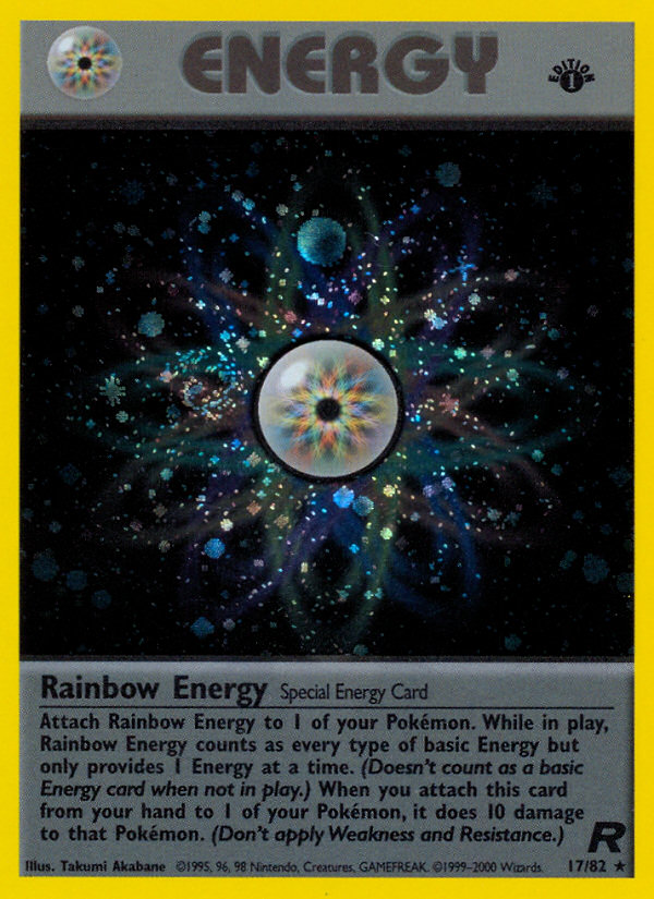 Rainbow Energy (17/82) [Team Rocket 1st Edition] - Card Brawlers | Quebec | Canada | Yu-Gi-Oh!