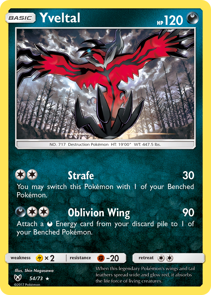 Yveltal (54/73) [Sun & Moon: Shining Legends] - Card Brawlers | Quebec | Canada | Yu-Gi-Oh!