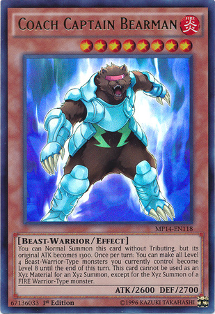 Coach Captain Bearman [MP14-EN118] Ultra Rare - Card Brawlers | Quebec | Canada | Yu-Gi-Oh!