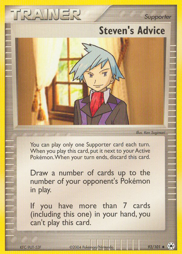 Steven's Advice (92/101) [EX: Hidden Legends] - Card Brawlers | Quebec | Canada | Yu-Gi-Oh!