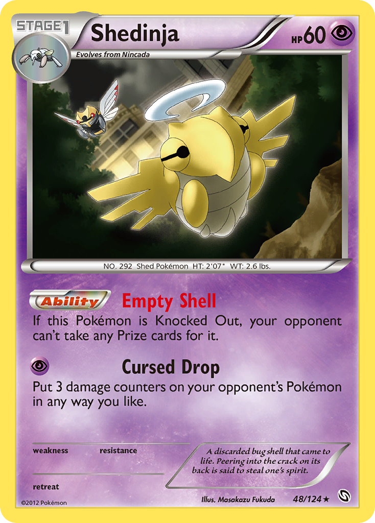 Shedinja (48/124) [Black & White: Dragons Exalted] - Card Brawlers | Quebec | Canada | Yu-Gi-Oh!