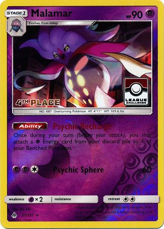 Malamar (51/131) (League Promo 4th Place) [Sun & Moon: Forbidden Light] - Card Brawlers | Quebec | Canada | Yu-Gi-Oh!