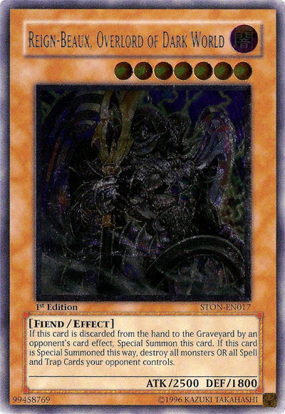 Reign-Beaux, Overlord of Dark World [STON-EN017] Ultimate Rare - Card Brawlers | Quebec | Canada | Yu-Gi-Oh!